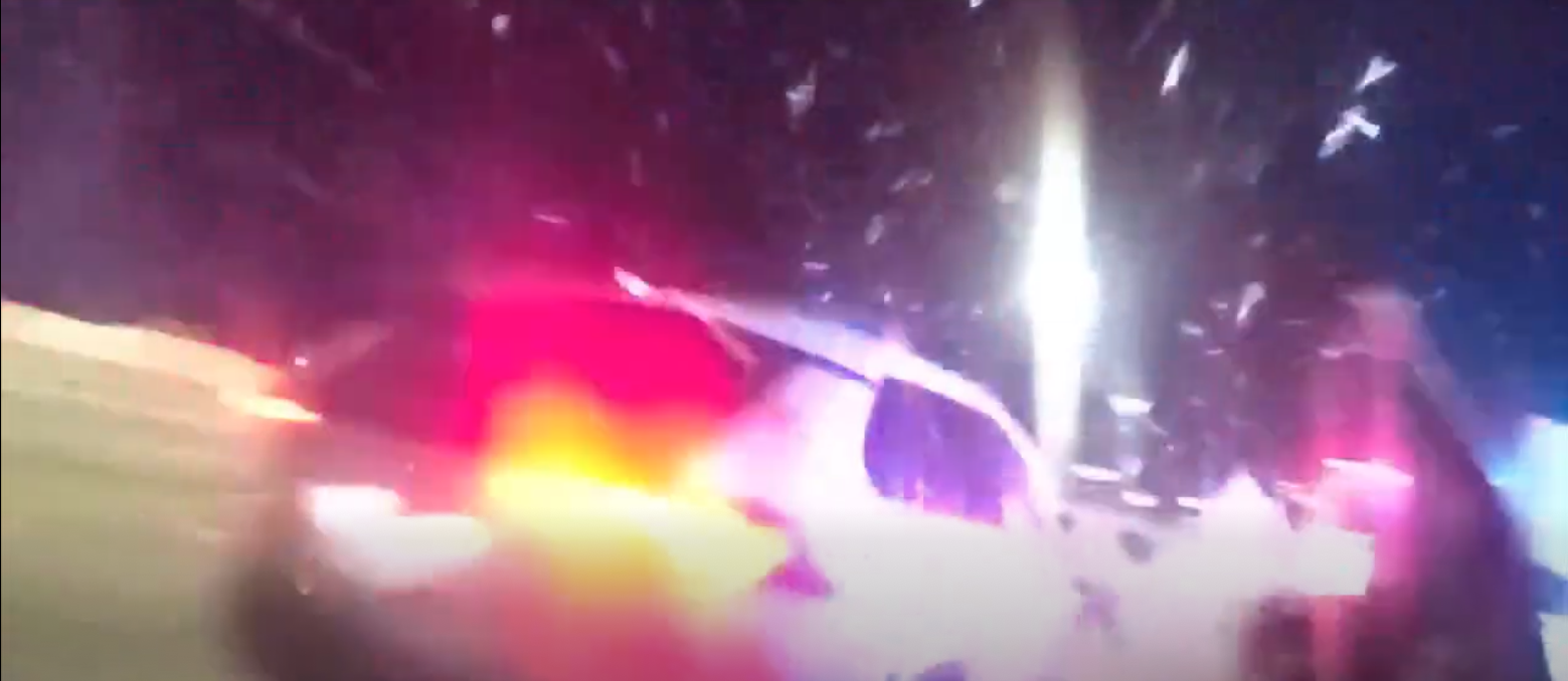 VIDEO: Driver plows through police car door during traffic stop — York Community news
